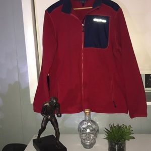Vineyard Vines red zip up jacket